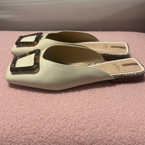 Sam Edelman New York Cream slides with buckle - 7.5 - Picture 2 of 3